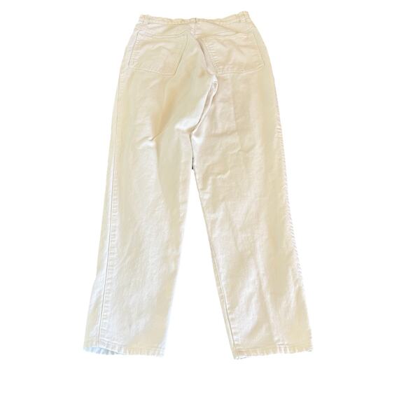 Vintage Skoozi White Women’s Mom Jean 25x27 Tapered Classic High Rise 80s/90s - Picture 2 of 12